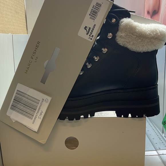 BNIB MARC FISHER LTD PIERSON LUG SOLE BOOTIE Assorted - Picture 3 of 11